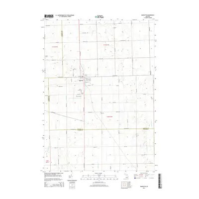 2014 Map of Marlette, 2014 Print