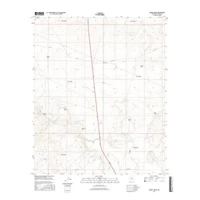 2017 Map of Marley Draw, 2017 Print