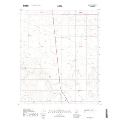 2020 Map of Marley Draw, 2020 Print