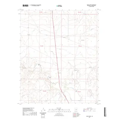 2023 Map of Marley Draw, 2023 Print