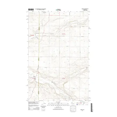2013 Map of Marlin, 2013 Print