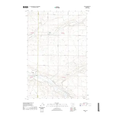 2020 Map of Marlin, 2020 Print
