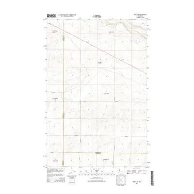 2013 Map of Marlin SW, 2013 Print