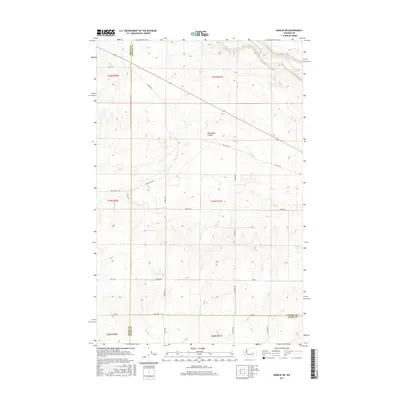 2017 Map of Marlin SW, 2017 Print