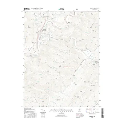2016 Map of Marlinton, 2016 Print