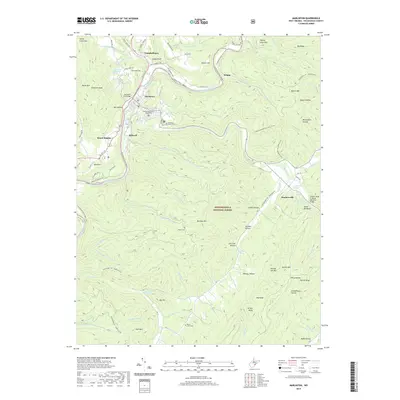 2019 Map of Marlinton, 2019 Print