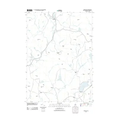 2012 Map of Marlow, 2012 Print