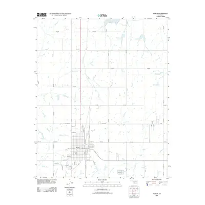 2012 Map of Marlow, 2012 Print