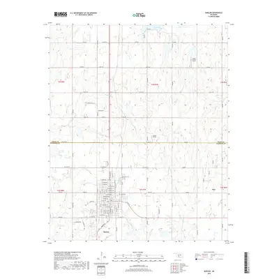 2018 Map of Marlow, 2018 Print