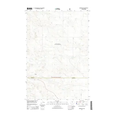 2014 Map of Marmarth SE, 2014 Print