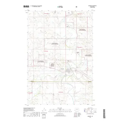 2018 Map of Marmarth, 2018 Print