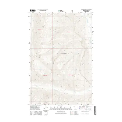 2014 Map of Marmot Mountain, 2014 Print