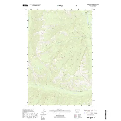 2020 Map of Marmot Mountain, 2020 Print