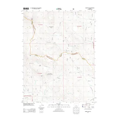2013 Map of Marmot Peak, 2013 Print