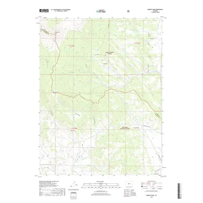 2019 Map of Marmot Peak, 2019 Print