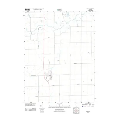 2012 Map of Maroa, 2012 Print