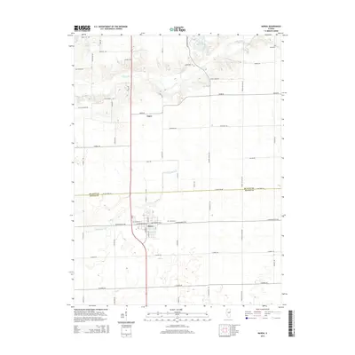 2015 Map of Maroa, 2015 Print