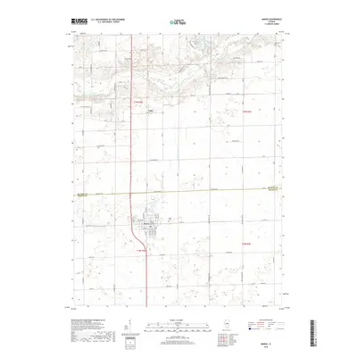 2018 Map of Maroa, 2018 Print