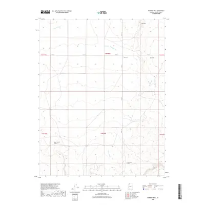 2018 Map of Maroney Well, 2018 Print