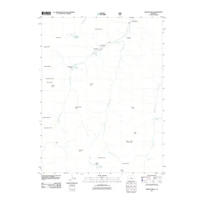 2011 Map of Maroon Bells, 2011 Print