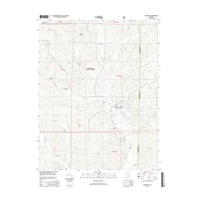 2015 Map of Marquand, 2015 Print