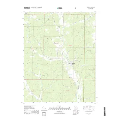 2017 Map of Marquand, 2017 Print