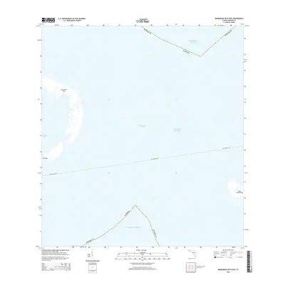 2015 Map of Marquesas Keys East, 2015 Print