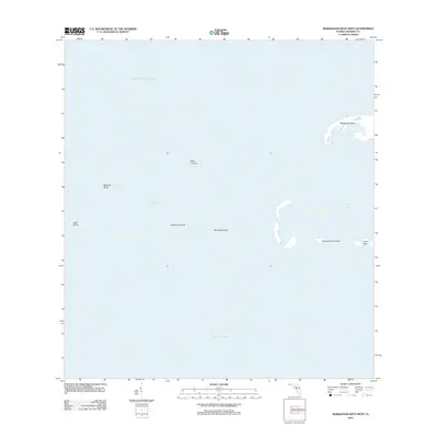 2012 Map of Marquesas Keys West, 2012 Print