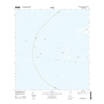 2015 Map of Marquesas Keys West, 2015 Print