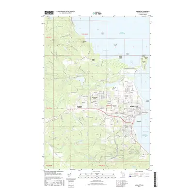 2017 Map of Marquette, 2017 Print