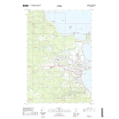 2019 Map of Marquette, 2019 Print