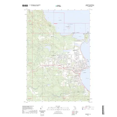 2023 Map of Marquette, 2023 Print