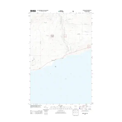 2013 Map of Marr Island, 2013 Print
