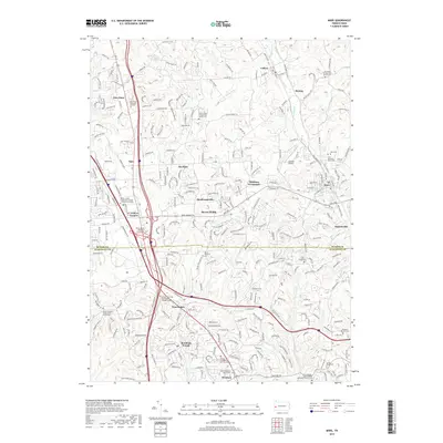 2019 Map of Mars, 2019 Print