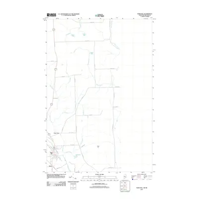 2011 Map of Mars Hill, 2011 Print