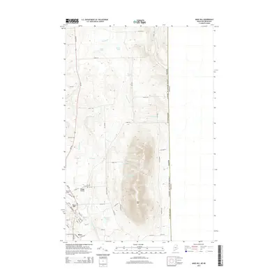 2014 Map of Mars Hill, 2014 Print