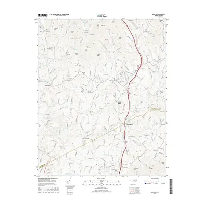 2016 Map of Mars Hill, 2016 Print