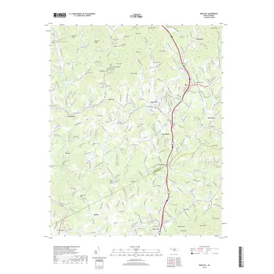 2019 Map of Mars Hill, 2019 Print