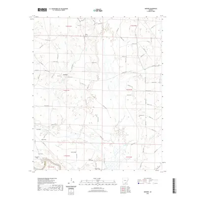 2020 Map of Marsden, 2020 Print