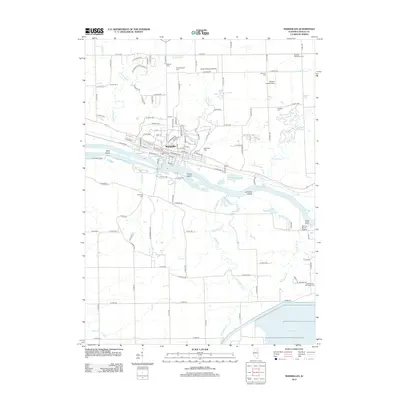2012 Map of Marseilles, 2012 Print