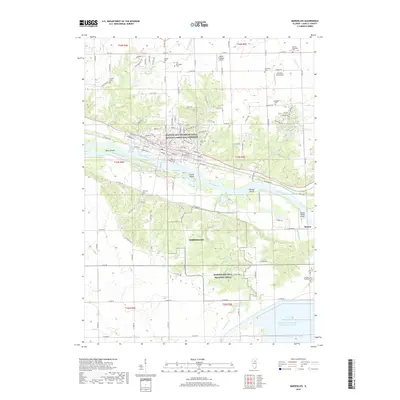 2018 Map of Marseilles, 2018 Print
