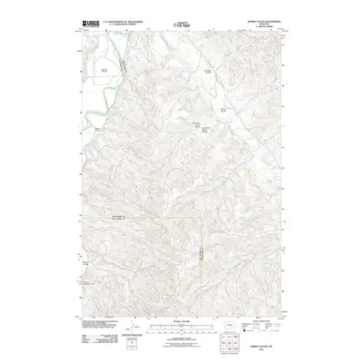 2011 Map of Marsh Coulee, 2011 Print