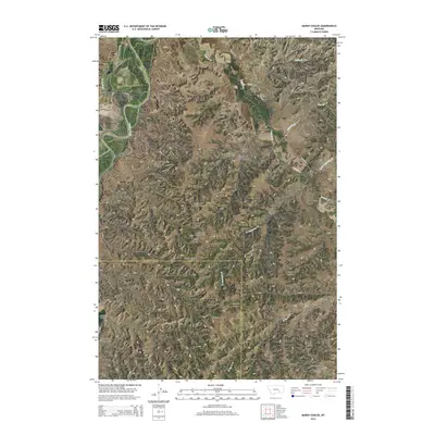 2014 Map of Marsh Coulee, 2014 Print