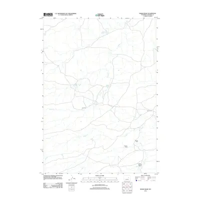 2012 Map of Marsh Draw, 2012 Print