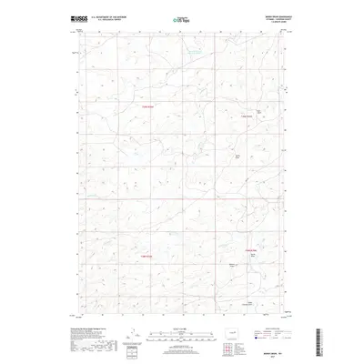 2017 Map of Marsh Draw, 2017 Print
