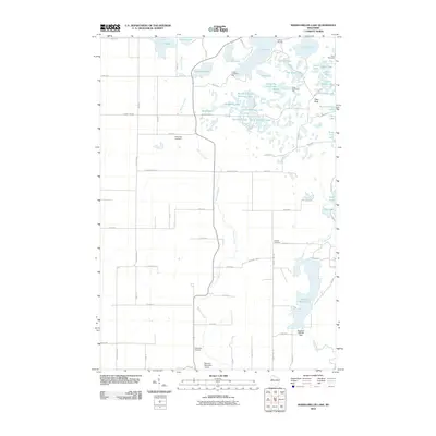 2010 Map of Marsh-Miller Lake, 2010 Print