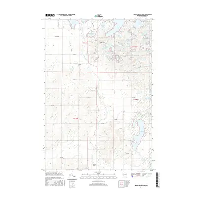 2015 Map of Marsh-Miller Lake, 2015 Print