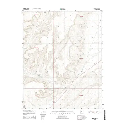 2014 Map of Marsh Pass, 2014 Print