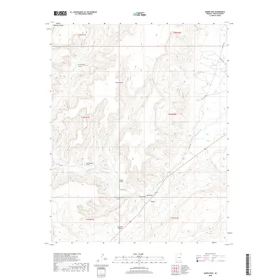 2018 Map of Marsh Pass, 2018 Print