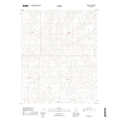 2018 Map of Marsh Pass SE, 2018 Print